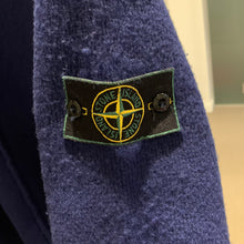 Load image into Gallery viewer, Stone Island Vintage Mock Neck 100% Wool Sweater Size XL complete with Green Edged Badge Made In Italy