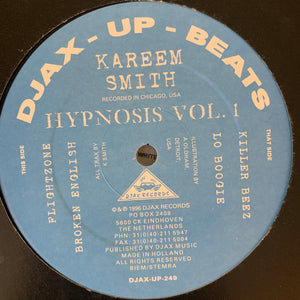 Kareem Smith ‘Hypnosis Vol 1 ep’ 4 Track 12inch Vinyl