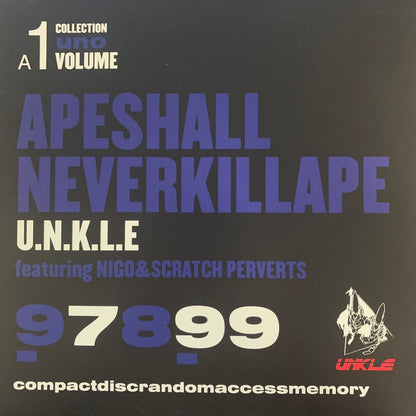 UNKLE ‘Ape Shall Never Kill Ape’ Feat Scratch Perverts 12inch Vinyl