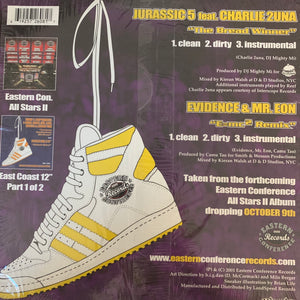 Jurassic 5 Feat Charlie 2una “The Bread Winner” 6 version 12inch Vinyl