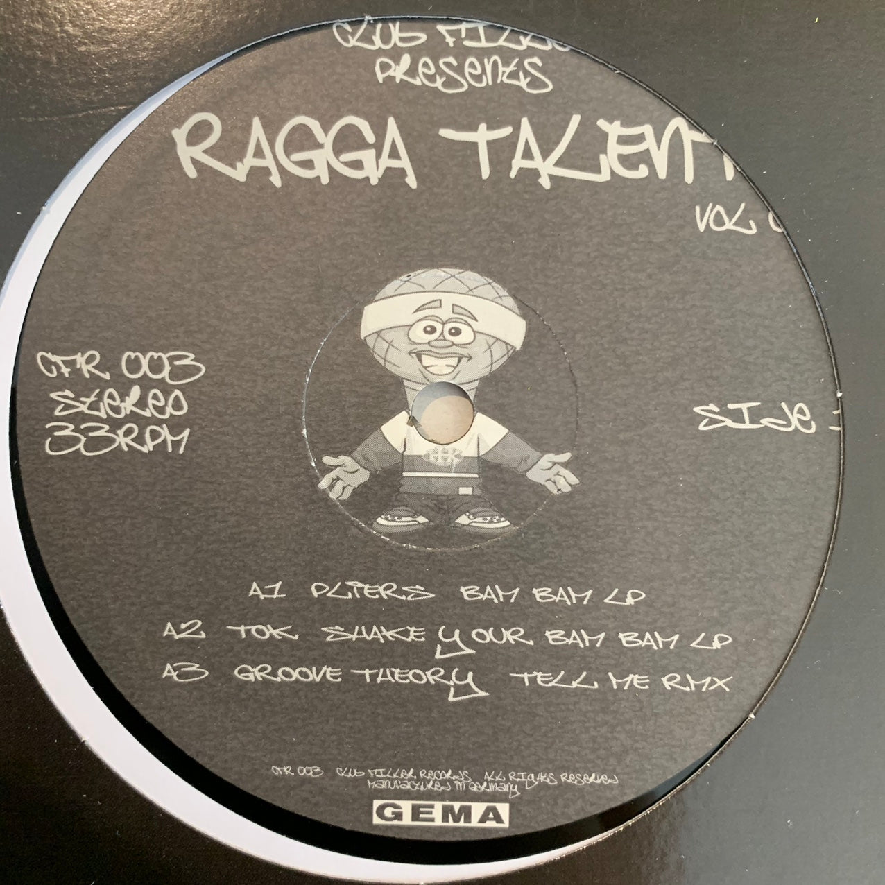 Ragga Talent Vol 1, Featuring Pliers, TOK, Rayvon, Groove Theory and More 6 Track 12inch Vinyl