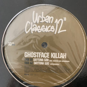 Ghostface Killah Feat Mary J Blige “All That I Got Is You” / “Daytona 500” Feat Raekwon & Cappadonna 3 Track 12inch Vinyl