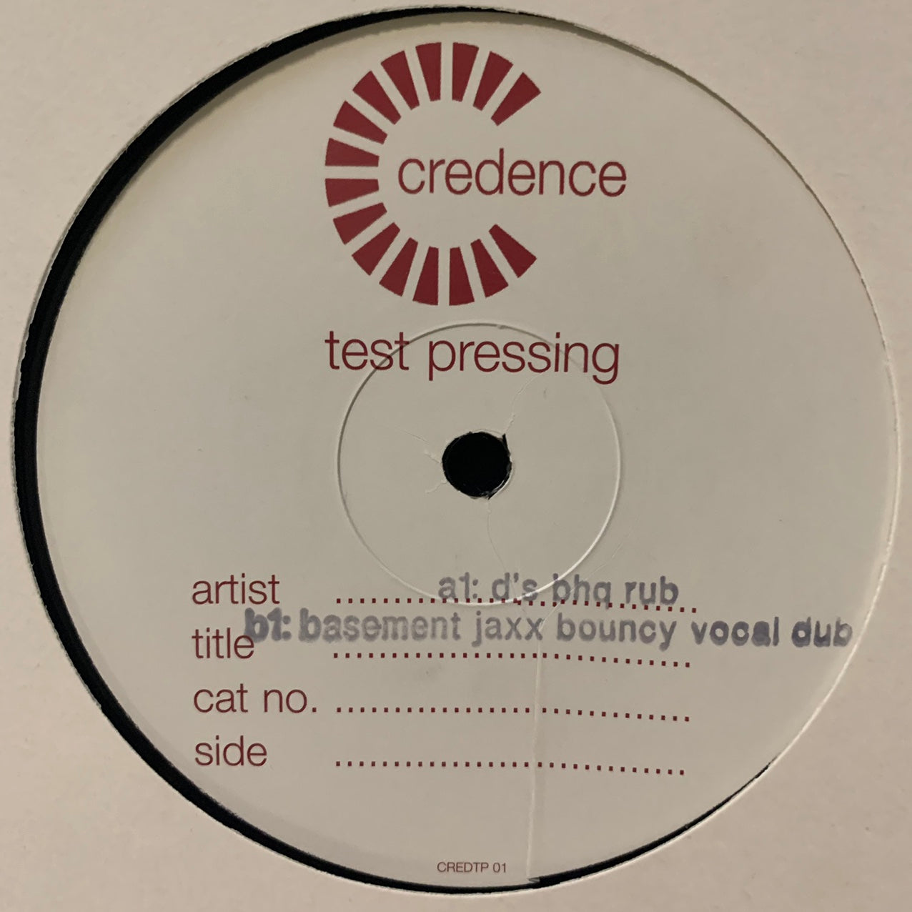 Dj Sneak Feat Bear Who “Fix My Sink” 2 X 12inch Test Pressing 5 Track 12inch Vinyl