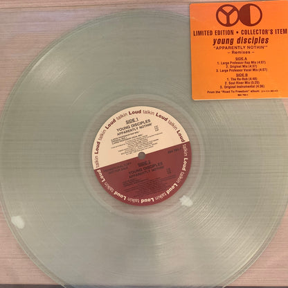 Young Disciples “Apparently Nothin” 6 Version 12inch Vinyl Single Limited Edition Clear Vinyl