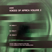 Load image into Gallery viewer, Umek “Voices of Africa” Vol 2 3 Track 12inch Vinyl