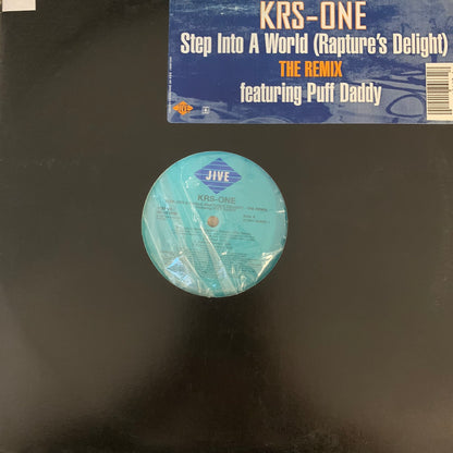 KRS- One “Step Into A World (Raptures Delight)” 6 Version 12inch Vinyl