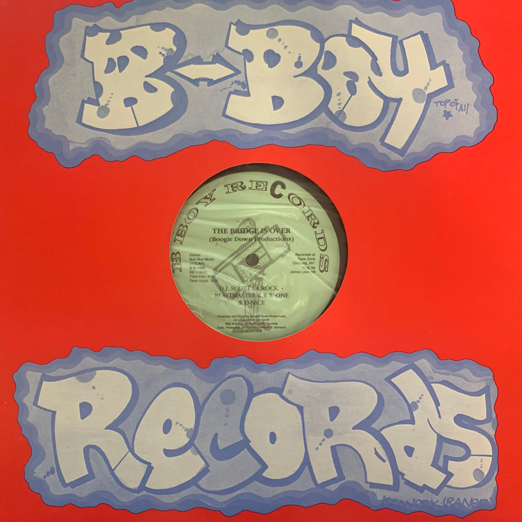 Boogie Down Productions “The Bridge Is Over” 2 Track 12inch Vinyl