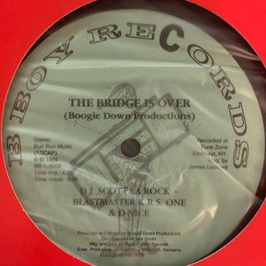 Boogie Down Productions “The Bridge Is Over” 2 Track 12inch Vinyl