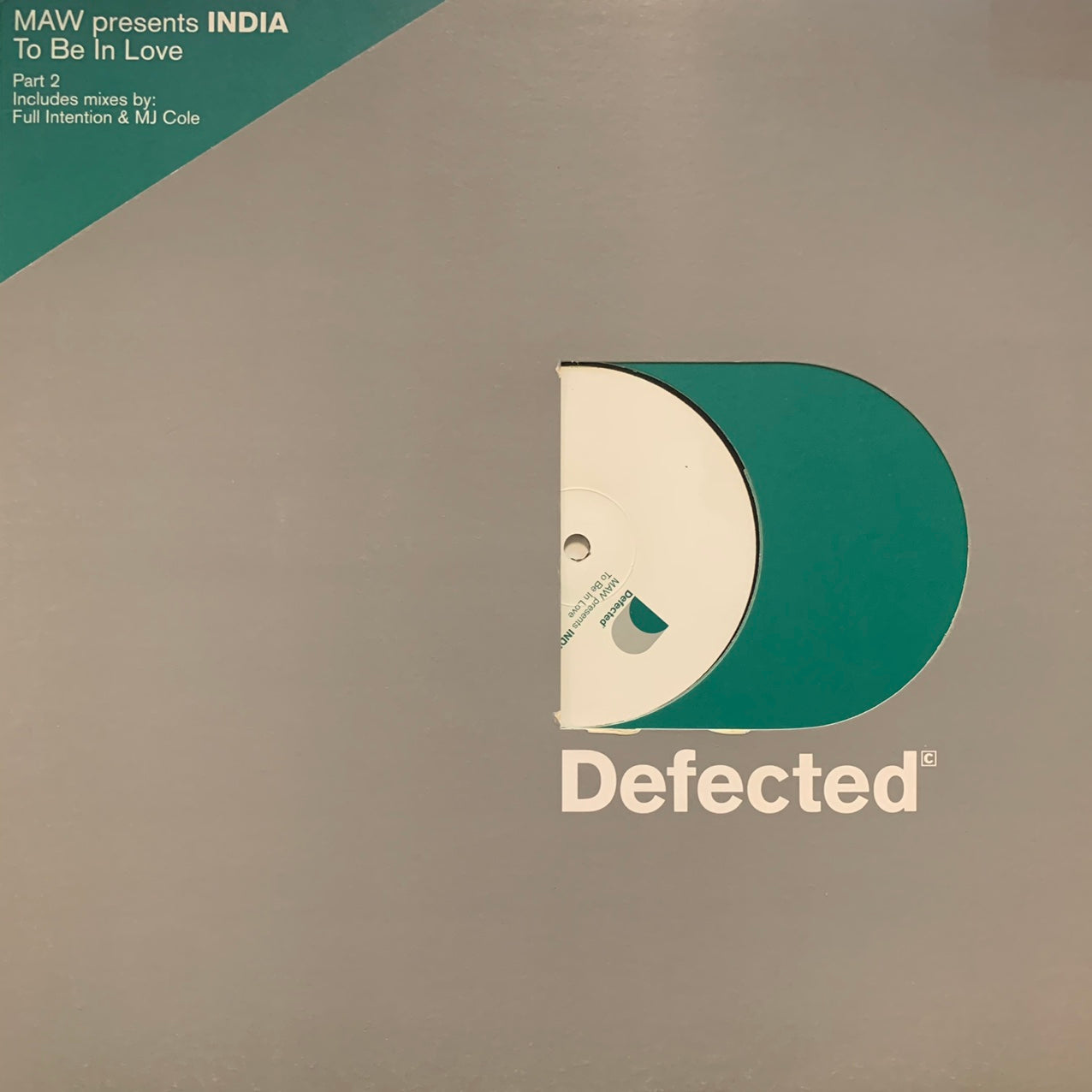 MAW Masters At Work Feat India “To Be Love” 4 Version 12inch Vinyl