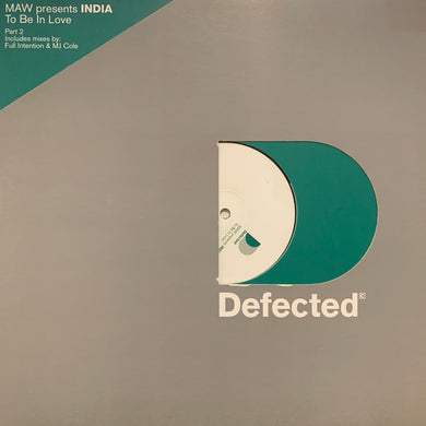 MAW Masters At Work Feat India “To Be Love” 4 Version 12inch Vinyl