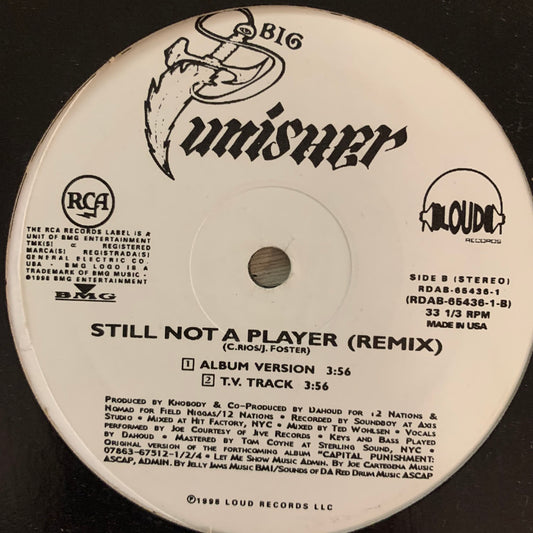 Big Pun “Still Not A Player” 3 Version 12inch Vinyl