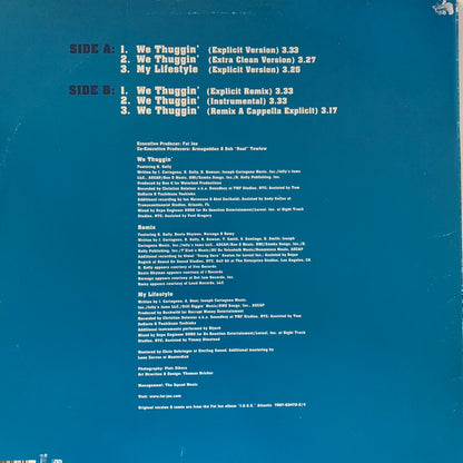 Fat Joe Feat R. Kelly “We Thuggin’” 6 Version 12inch Vinyl