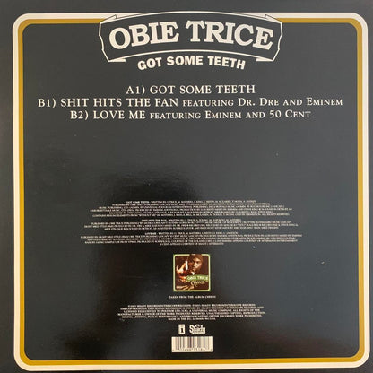 Obie Trice “Got Some Teeth” / “Shit Hits The Fan” 3 Track 12inch Vinyl