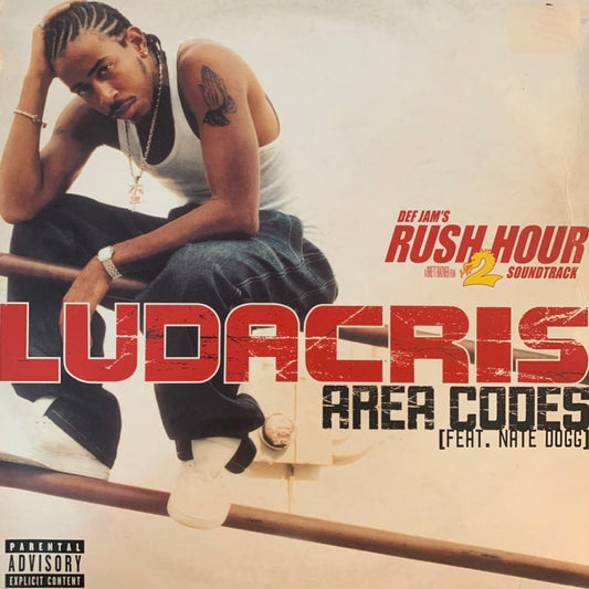 Ludacris “Area Codes” Feat Nate Dogg 3 Track 12inch Vinyl