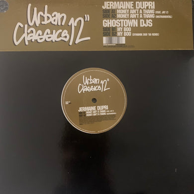 Jermaine Dupri “Money Ain’t A Thang” Feat Jay-Z / Ghosttown DJ’s “My Boo” 4 version 12inch Vinyl