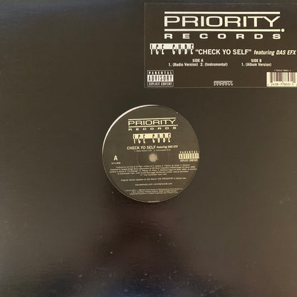 Ice Cube Feat Das EFX “Check Yo Self” 3 Version 12inch Vinyl