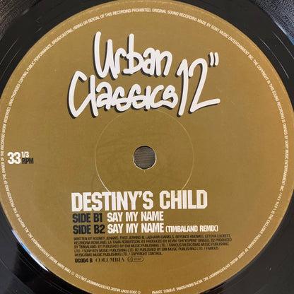 Destiny’s Child “No No No” Part 2 Feat Wyclef Jean / “Say My Name” 4 Version 12inch Vinyl