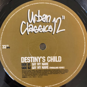 Destiny’s Child “No No No” Part 2 Feat Wyclef Jean / “Say My Name” 4 Version 12inch Vinyl