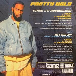 Pretty Ugly Feat 50 Cent “Stack G’s Regardless” / “Hit Em up” 7 Version 12inch Vinyl