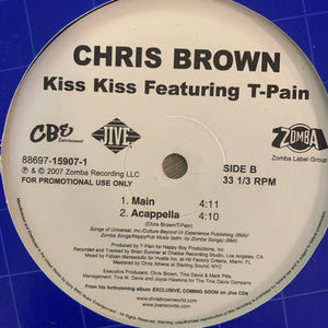 Chris Brown Feat T Pain “Kiss Kiss” 4 version 12inch Vinyl