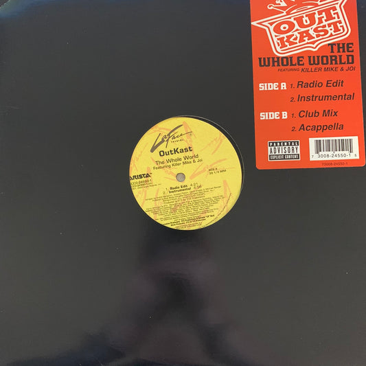 OutKast “The Whole World” Feat Killer Mike 4 Track 12inch Vinyl