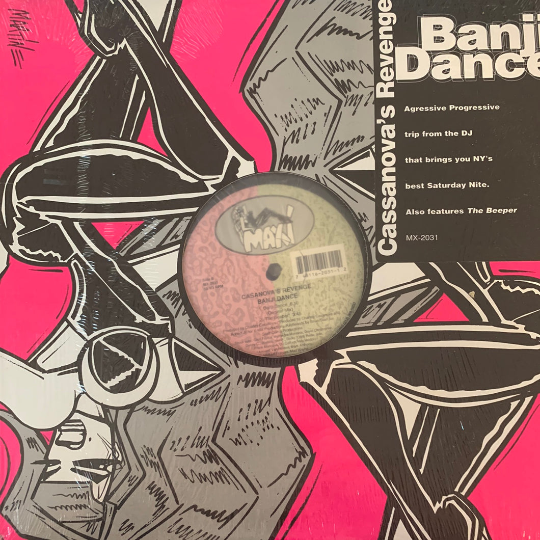 Casanova’s Revenge “Banji Dance” 3 Version 12inch Vinyl