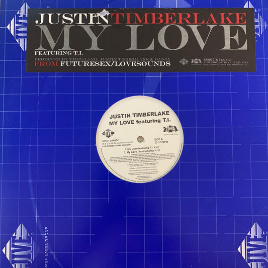 Justin Timberlake Feat T.I “My Love” 4 Version 12inch Vinyl