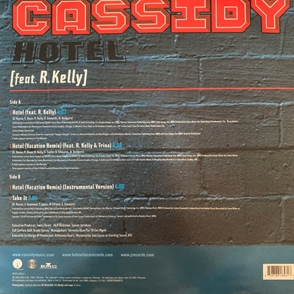 Cassidy Feat R. Kelly “Hotel” 4 Track 12inch Vinyl