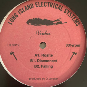 Vereker “Rosite” 3 Track 12inch Vinyl