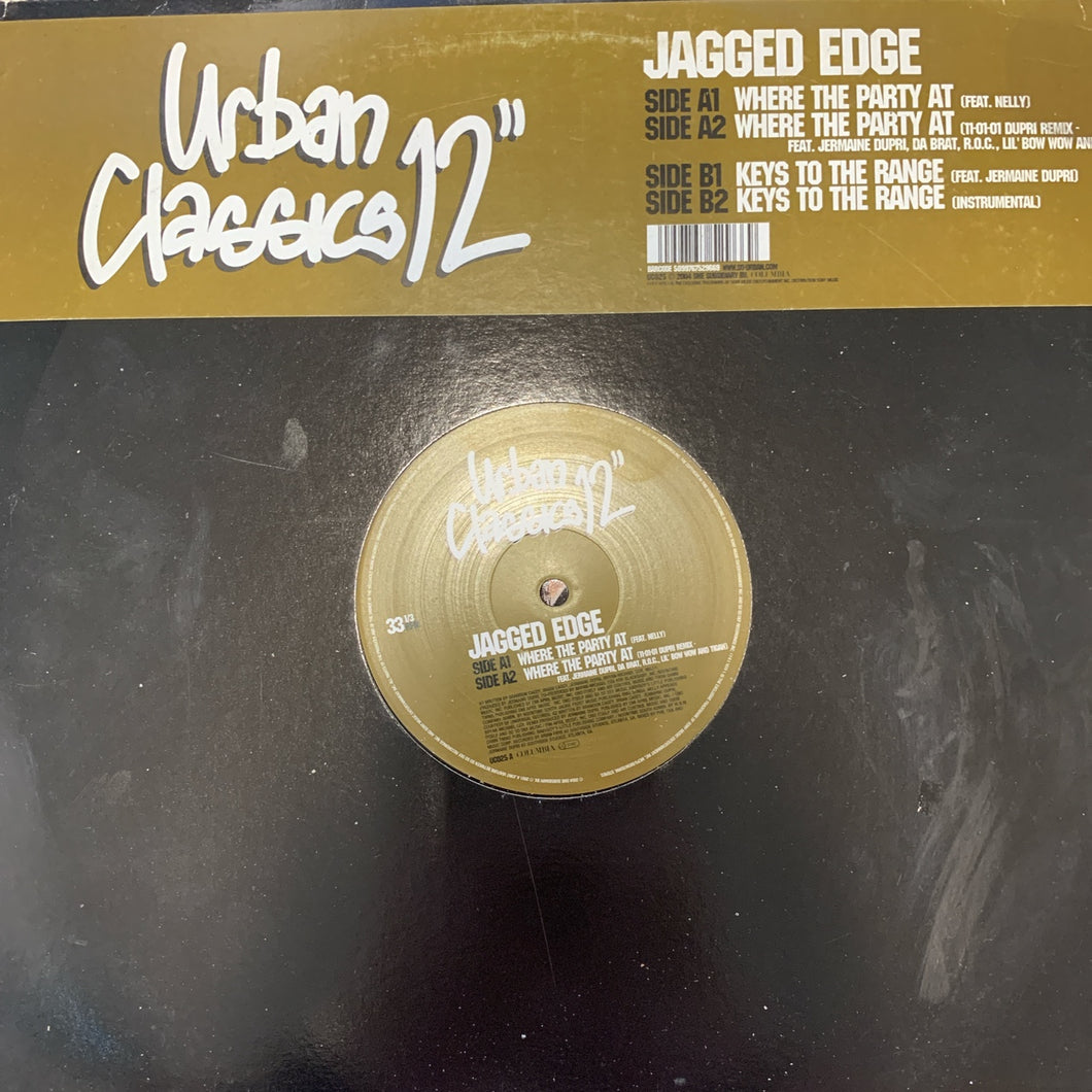 Jagged Edge “Where The Party At” 4 Version 12inch Vinyl