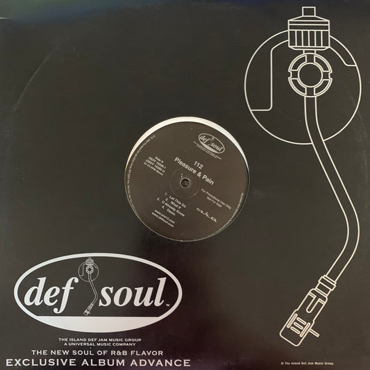 112 “Pleasure & Pain” 2 X 12inch Double Pack Vinyl