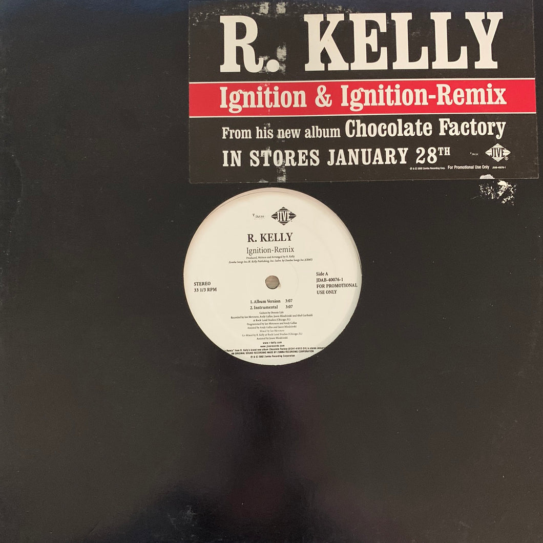 R Kelly “Ignition” 4 Version 12inch Vinyl