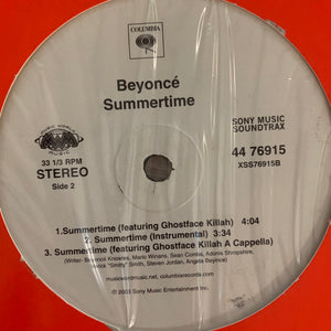 Beyoncé Feat P Diddy and Ghostface Killah “Summertime” 6 Track 12inch Vinyl