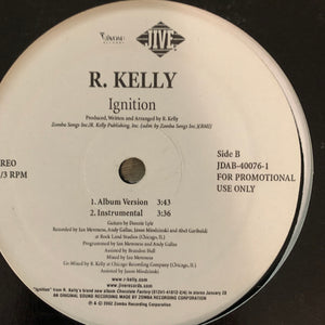 R Kelly “Ignition” 4 Version 12inch Vinyl