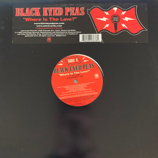 Black Eyed Peas “Where Is The Love” 4 Track 12inch Vinyl