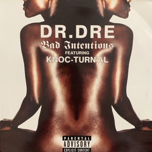 Dr Dre Feat Knoc-Turn’al “Bad Intentions” / “The Next Episode” Feat Snoop Dogg 3 Track 12inch Vinyl