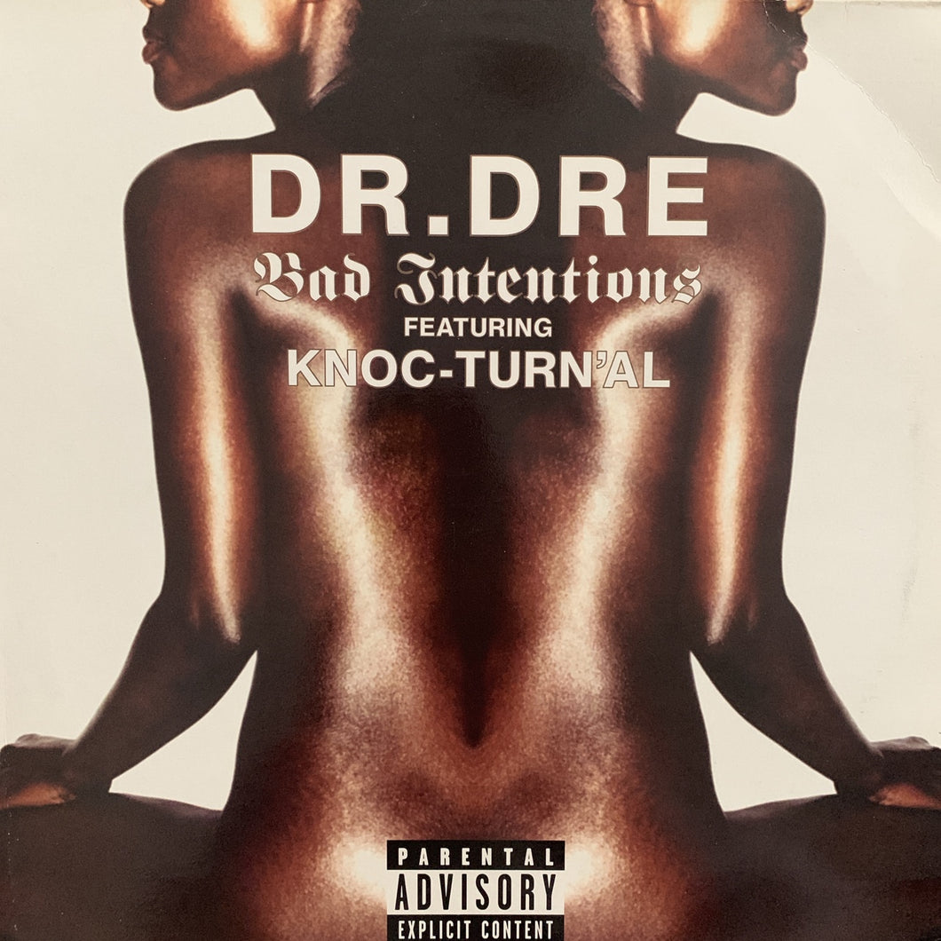 Dr Dre Feat Knoc-Turn’al “Bad Intentions” / “The Next Episode” Feat Snoop Dogg 3 Track 12inch Vinyl
