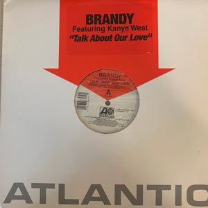 Brandy Feat Kanye West “Talk About Our Love” 4 Version 12inch Vinyl