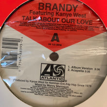 Load image into Gallery viewer, Brandy Feat Kanye West “Talk About Our Love” 4 Version 12inch Vinyl