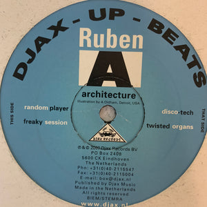 Ruben ‘Architecture’ Ep 4 Track 12inch Vinyl