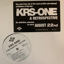 Load image into Gallery viewer, KRS-ONE ‘A Retrospective’ 6 Track 12inch Album Sampler Feat “My Philosophy” / “Jack Of Spades” / “Criminal Minded” / “South Bronx”