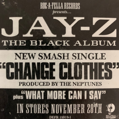 Jay-Z “Change Clothes” / “What More Can I Say” 6 Version 12inch Vinyl