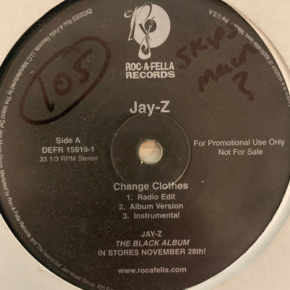 Jay-Z “Change Clothes” / “What More Can I Say” 6 Version 12inch Vinyl