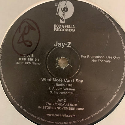 Jay-Z “Change Clothes” / “What More Can I Say” 6 Version 12inch Vinyl