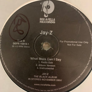 Jay-Z “Change Clothes” / “What More Can I Say” 6 Version 12inch Vinyl