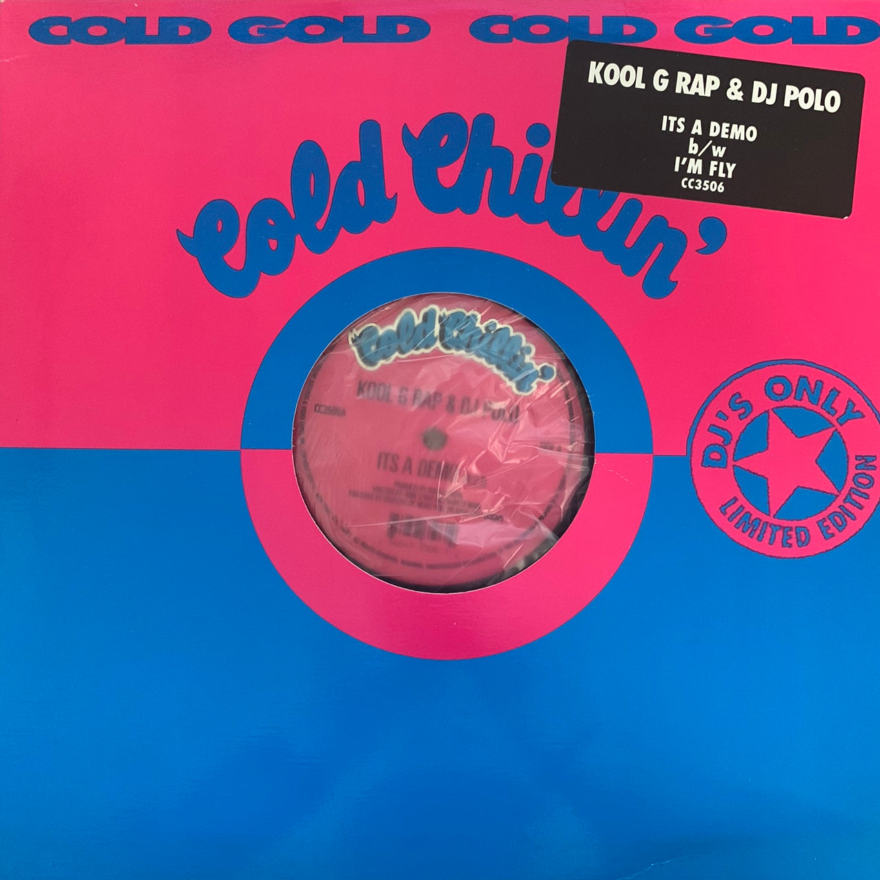 Kool G Rap & DJ Polo “It’s A Demo” / “I’m Fly” 2 Track 12inch Vinyl