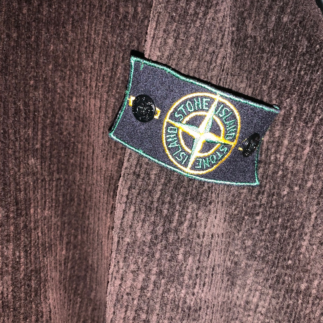 Stone Island Vintage Knit AW1998 complete with Green Edged Badge 98% Cotton Chenille Mix size XL