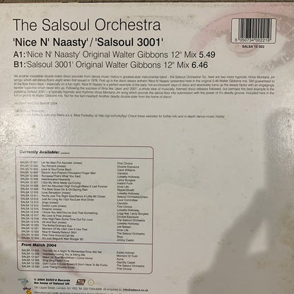 The Salsoul Orchestra “Nice N Nasty” / Salsoul 3001”