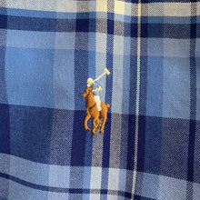 Load image into Gallery viewer, Ralph Lauren Slim Fit Stretch Oxford Blue Check Shirt