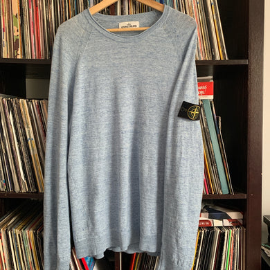 Stone Island Light Blue Sweater Size XXL